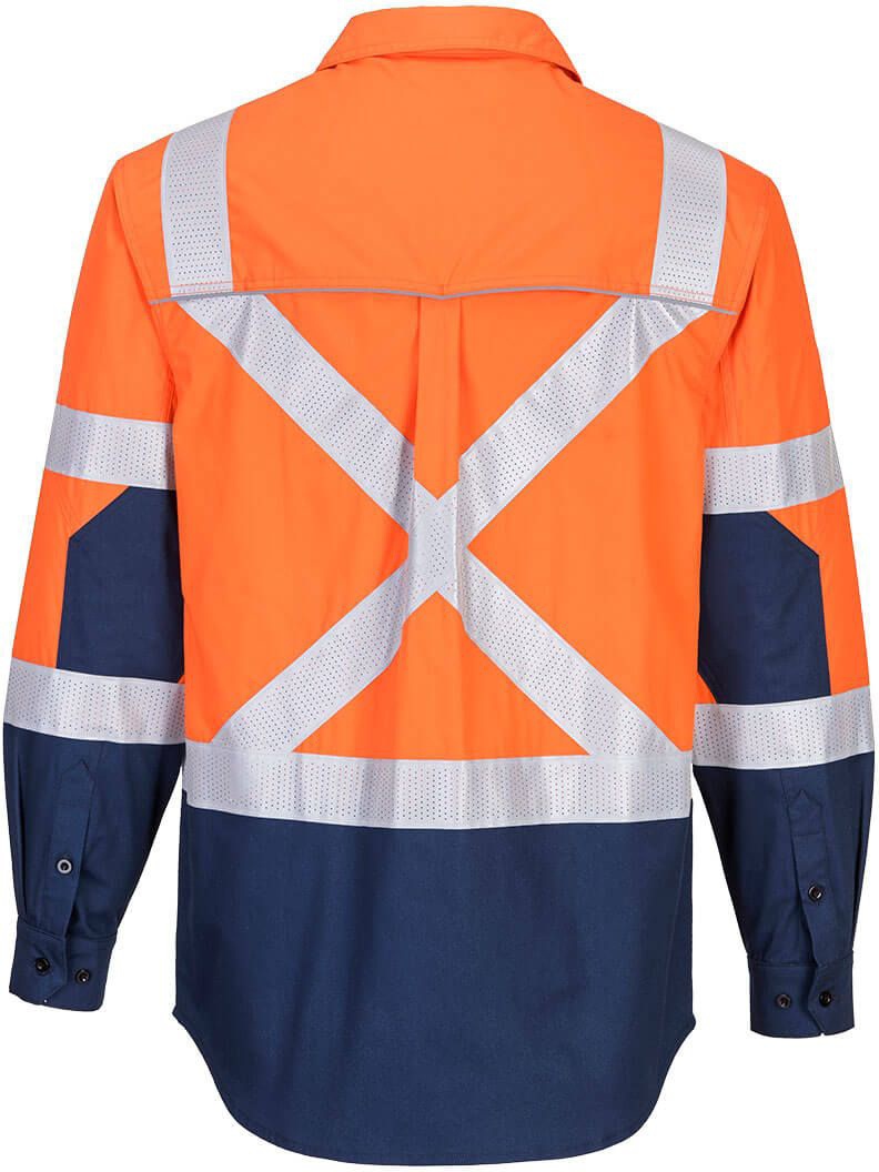 Uniform Australia Prime Mover Workwear Ms Hi Vis Stretch Long Sleeve