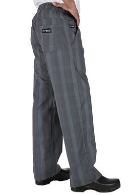 Picture of Chef Works - BPLD-GRY - Gray Plaid Better Built Baggy