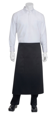 Picture of Chef Works - 122A-BLK - Black Two Patch Pocket Bistro