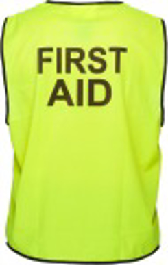 Picture of Uniform Ausralia - HV102Z-FA - Stock Printed FIRST AID Day/Night Vest