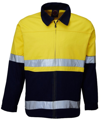 Picture of Ritemate Workwear-RM5071R-Drill Jacket 2 Tone with 3M 8910 Reflective Tape