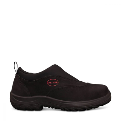 Picture of Oliver Boots-34-610-BLACK SLIP ON SPORTS SHOE