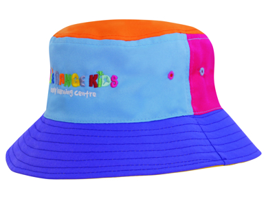 Picture of Headwear Stockist-3941-Breathable Poly Twill Childs Bucket Hat