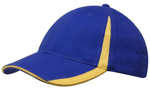 Picture of Headwear Stockist-4014-Brushed Heavy Cotton with Inserts on the Peak & Crown