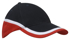 Picture of Headwear Stockist-4026-Brushed Heavy Cotton Tri-Coloured Cap