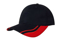 Picture of Headwear Stockist-4073-Brushed Heavy Cotton with Curved Peak Inserts