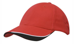 Picture of Headwear Stockist-4167-Brushed Heavy Cotton with Indented Peak