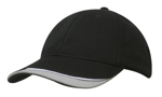Picture of Headwear Stockist-4167-Brushed Heavy Cotton with Indented Peak