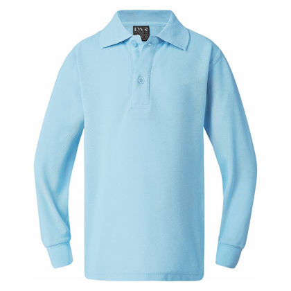 plain long sleeve polo