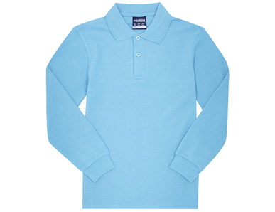 Picture of Midford Uniforms-POLL8122-CHILDRENS LONG SLEEVE POLO SHIRT(8122L)