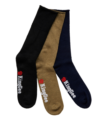 Picture of King Gee-K09271-Men's 3 Pack Bamboo Work Socks