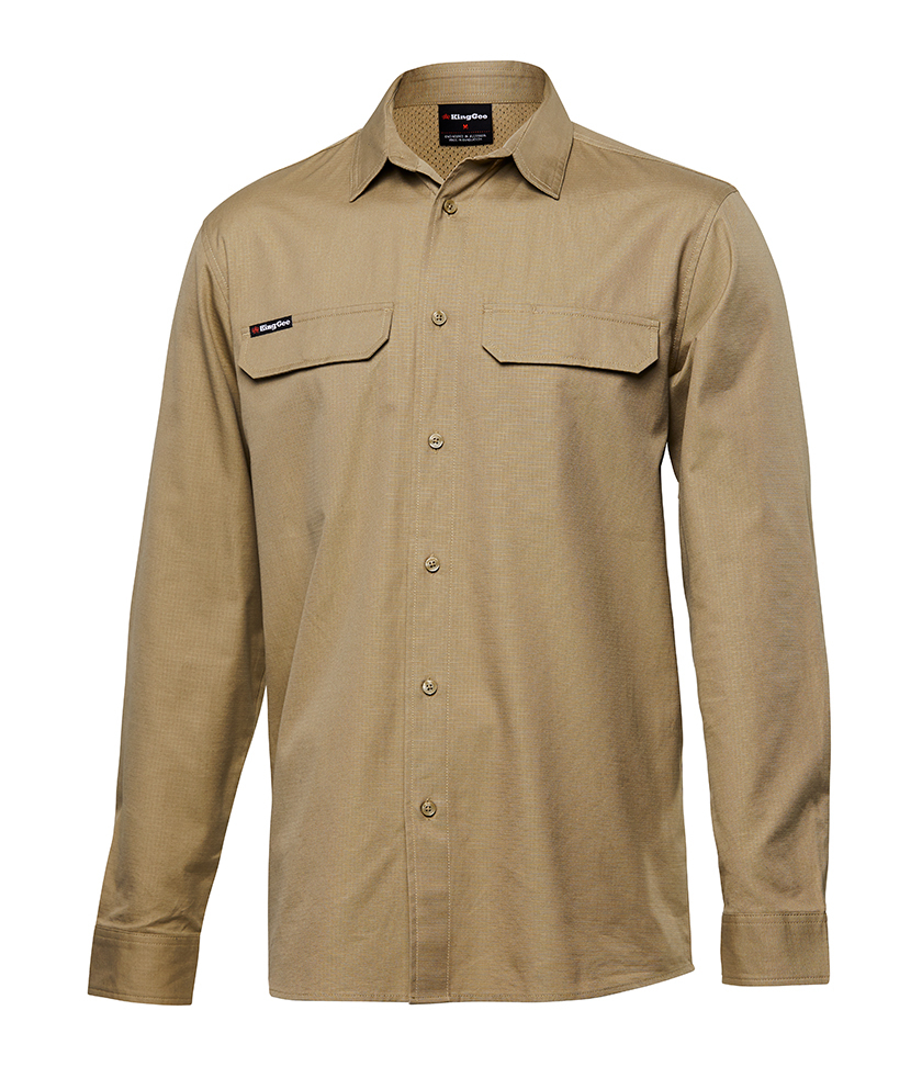 Uniform Australia-King Gee-K14021-Workcool Pro Shirt L/S | Scrubs ...