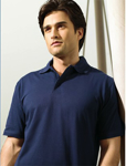 Picture of Bocini-CP0439-Unisex Adults Cotton Jersey Polo