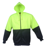 Picture of Bocini-SJ1104-Unisex Adults Hi-Vis Full Zip Hoodie