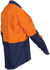 Picture of DNC Workwear Hi Vis Cool Breeze Vertical Vented Shirt With Gusset Sleeves (3781)