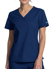 Picture of Cherokee Scrubs-CH-WW2968-Cherokee Workwear Professionals Women's V-Neck Knit Panel Top