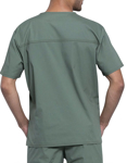 Picture of Cherokee Scrubs-CH-WW605-Cherokee Workwear Professionals Unisex Pocketless V-Neck Top