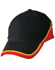 Picture of Winning Spirit - CH38 - Tri-Colour Heavy Brushed Cotton Structured Cap