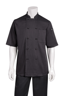 Picture of Chef Works-CBBS-Canberra Black Basic Chef Jacket