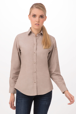 Picture of Chef Works-SLWCH002-Chambray Shirt