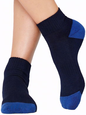 Picture of NNT Uniforms-CATKDN-MNC-Bamboo Contrast Heel Sports Ankle Socks