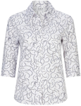 Picture of LSJ Collections Ladies ¾ Sleeve Breeze Shirt (2172-BR)