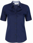 Picture of LSJ Collections Ladies End On End Short Sleeve Shirt (200-EE)