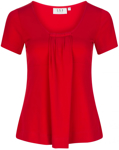 Picture of LSJ Collections Ladies Pleat Front Top (Sorrento) (711-KN)
