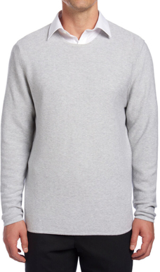 Picture of NNT Uniforms-CATE38-GRY-Long Sleeve Knit Jumper