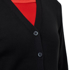 Picture of NNT Uniforms-CAT5BR-BLK-Button front cardigan