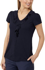 Picture of NNT Uniforms-CAT48H-NDP-Cap Sleeve Ruffle Neck T-Top