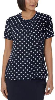 Picture of NNT Uniforms-CATUKF-NYT-Georgie Short Sleeve Blouse