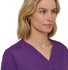 Picture of NNT Uniforms-CATUMN-PUR-Mayo V Neck Scrub Top