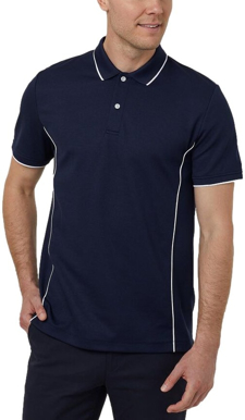 Picture of NNT Uniforms-CATJA2-NAW-Antibacterial Polyface Short Sleeve Tipped Polo