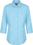 Picture of Gloweave-1637WZ-Women's Gingham 3/4 Sleeve Shirt - Westgarth