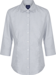 Picture of Gloweave-1637WZ-Women's Gingham 3/4 Sleeve Shirt - Westgarth