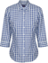 Picture of Gloweave-1710WL-Women's Oxford Check 3/4 Sleeve Shirt - Degreaves