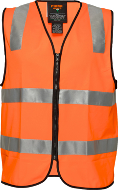 Picture of Prime Mover-MZ102-DAY/NIGHT SAFETY VEST WITH TAPE