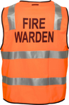 Picture of Prime Mover-MZ104-Stock Printed FIRE WARDEN Day/Night Vest