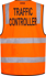 Picture of Prime Mover-MZ105-Stock Printed TRAFFIC CONTROLLER Day/Night Vest