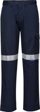 Picture of Prime Mover-MW701-Flame Retardant Cotton Drill Cargo Pants with reflective tape