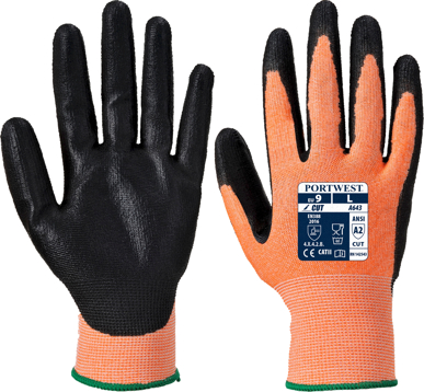 Picture of Prime Mover-A643-Amber Cut - Nitrile Foam Glove