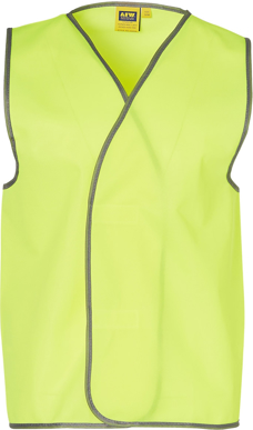 Picture of Australian Industrial Wear -SW02A-Unisex Lightweight Hi-Vis Safety Vest Adult