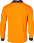 Picture of Australian Industrial Wear -SW05CD-Men's Polyester High Visibility Long Sleeve Polo
