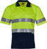 Picture of Australian Industrial Wear -SW17A-Men's Taped Short Sleeve Safety Polo