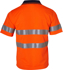 Picture of Australian Industrial Wear -SW17A-Men's Taped Short Sleeve Safety Polo
