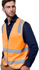 Picture of Australian Industrial Wear -SW40-Unisex Vic Rail Taped Hi Vis Safety Vest