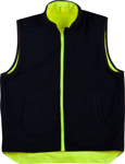 Picture of Australian Industrial Wear -SW49-Unisex Reversible Hi-Vis Safety Vest
