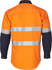 Picture of Australian Industrial Wear -SW60-Men's Taped Cotton Drill Long Sleeve Safety Shirt