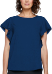 Picture of Corporate Reflection-6100F70-Amity Ladies Semi Fit, Double Flutter Sleeve Blouse